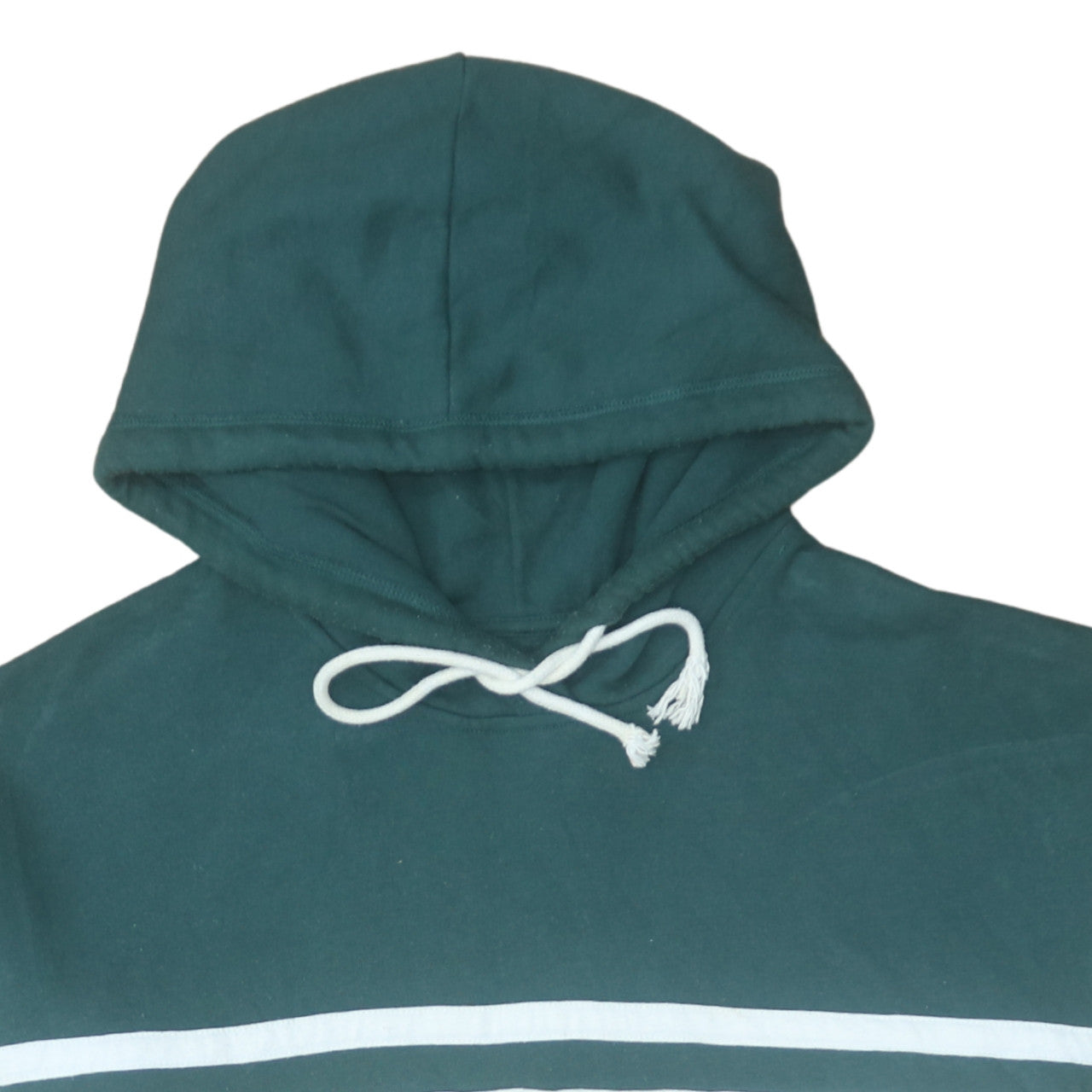 Hollister Men’s Green Pullover Hoodie L Logo Graphic Fleece