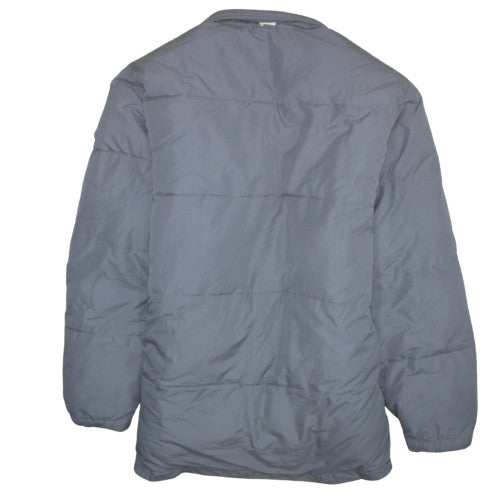 Reebok Men's Grey 2XL Puffer Jacket Winter Full Zip Polyester