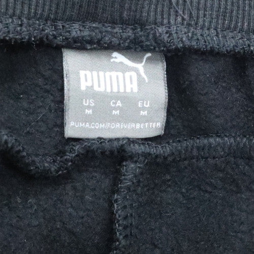Puma Men's Black Regular Fit Fleece Sweatpants M