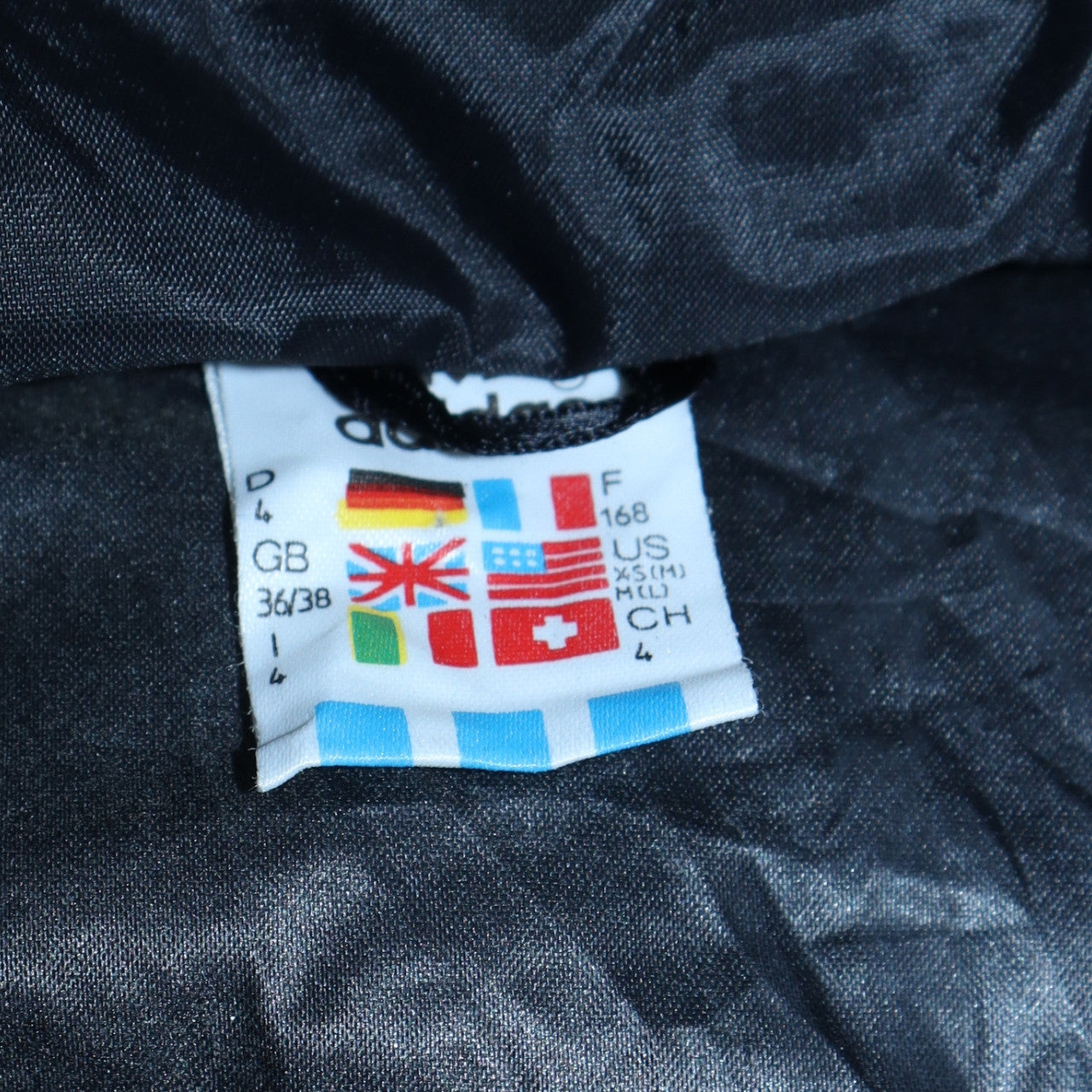 adidas Men’s Multicoloured 90s Retro Windbreaker Jacket Size S