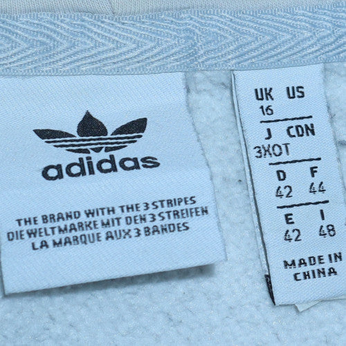 Adidas Women’s Grey Hoodie Size 16 Pullover Hooded Sweatshirt