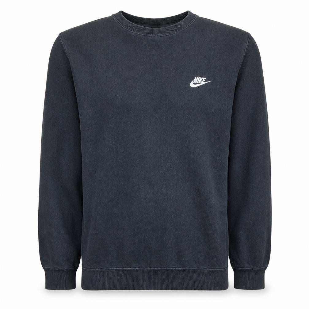 Nike Men's Black Crew Neck Pullover Sweatshirt Size M Sports Fleece