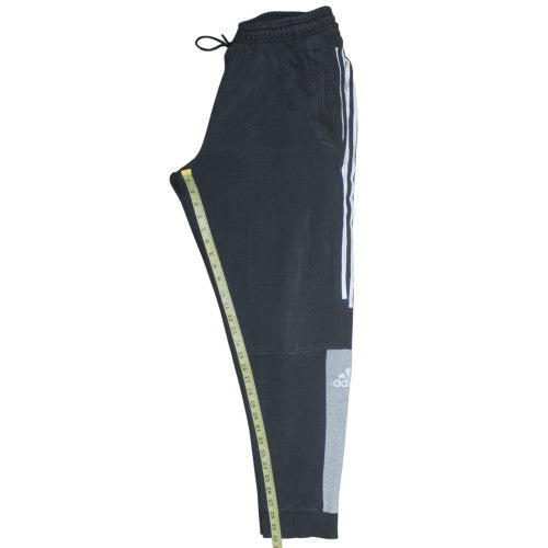 Adidas Men's Black XL Jogger Sweatpants Tapered Fleece Trousers