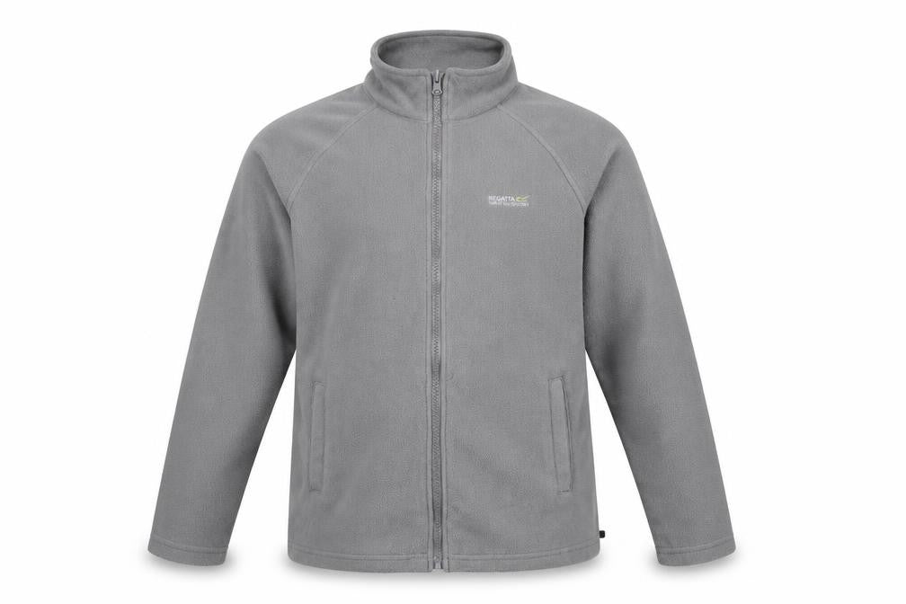 Regatta Boys Grey Fleece Full Zip Mid-Length Jacket 15-16 Years