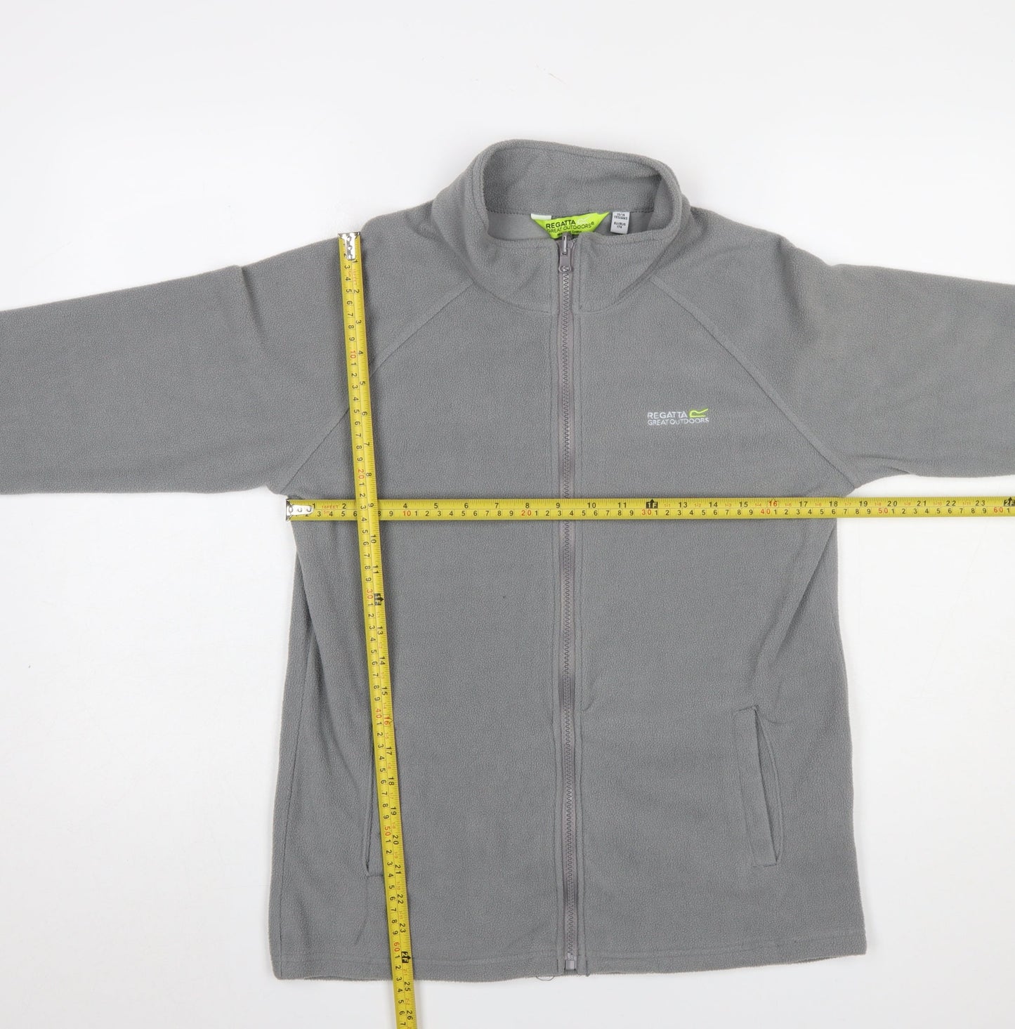 Regatta Boys Grey Fleece Full Zip Mid-Length Jacket 15-16 Years