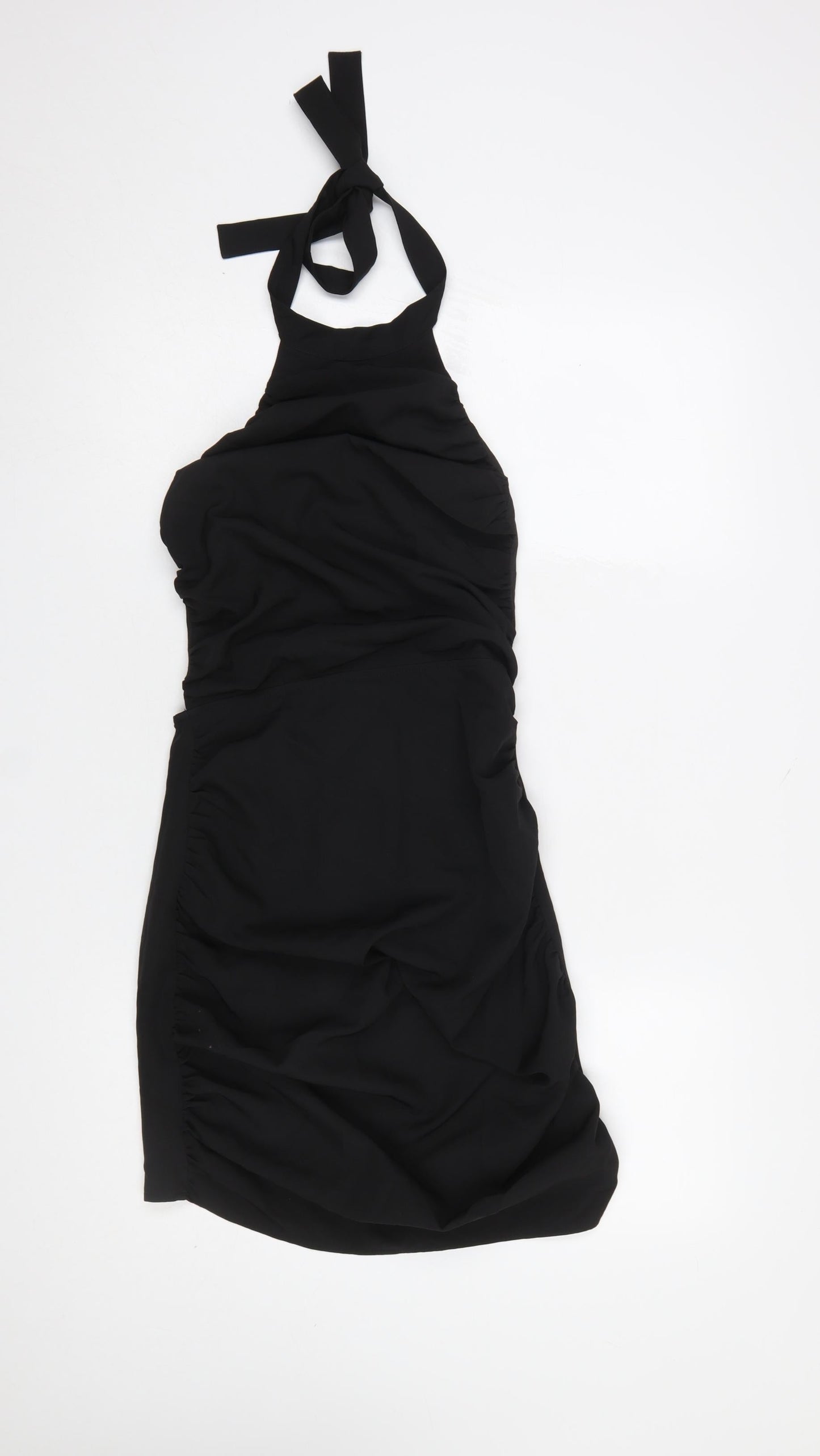 EGO Women’s Black Size 8 Halter Bodycon Party Dress