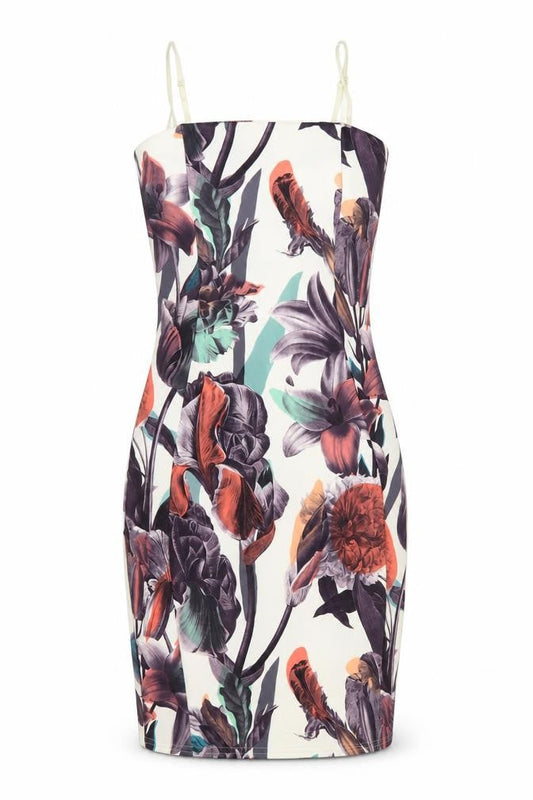 Quiz Women’s Multicoloured Floral Bodycon Dress Size 12