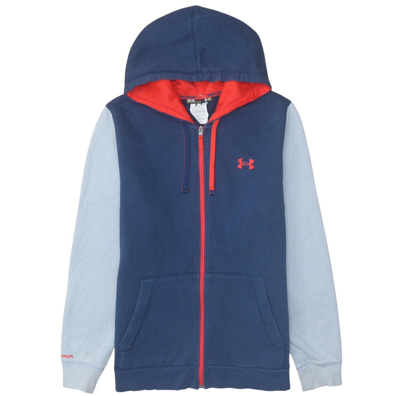 Under Armour Mens Blue Full Zip Hoodie M Sportswear