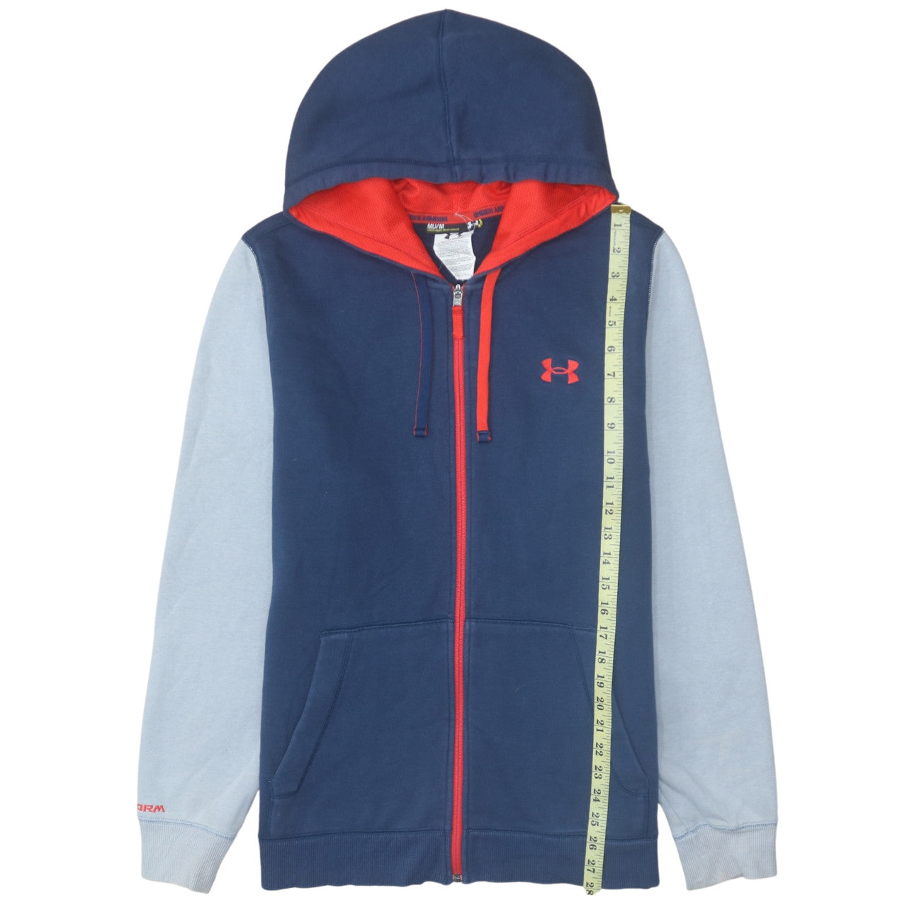 Under Armour Mens Blue Full Zip Hoodie M Sportswear