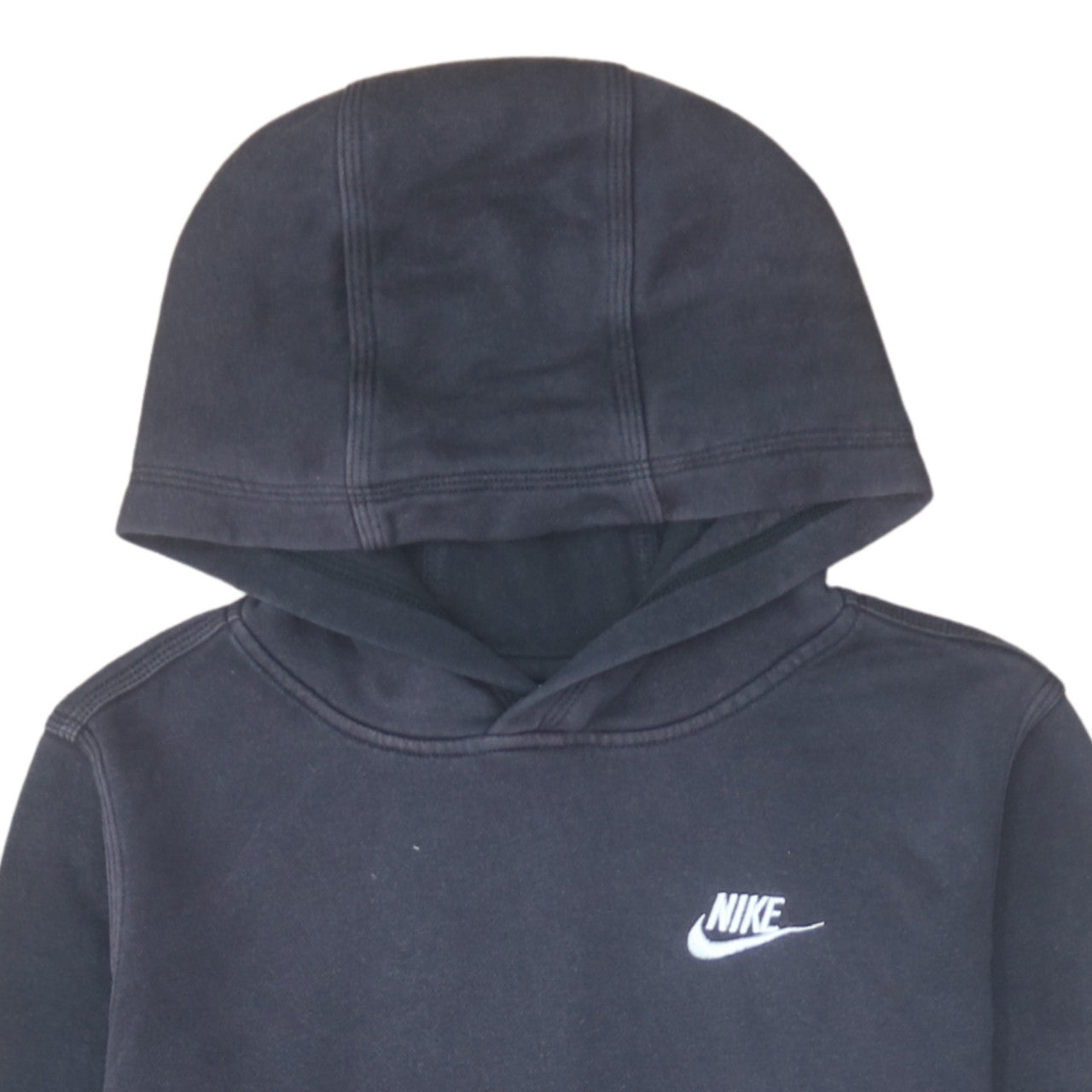 Nike Boys Black XL Pullover Fleece Hoodie Sweatshirt with Logo