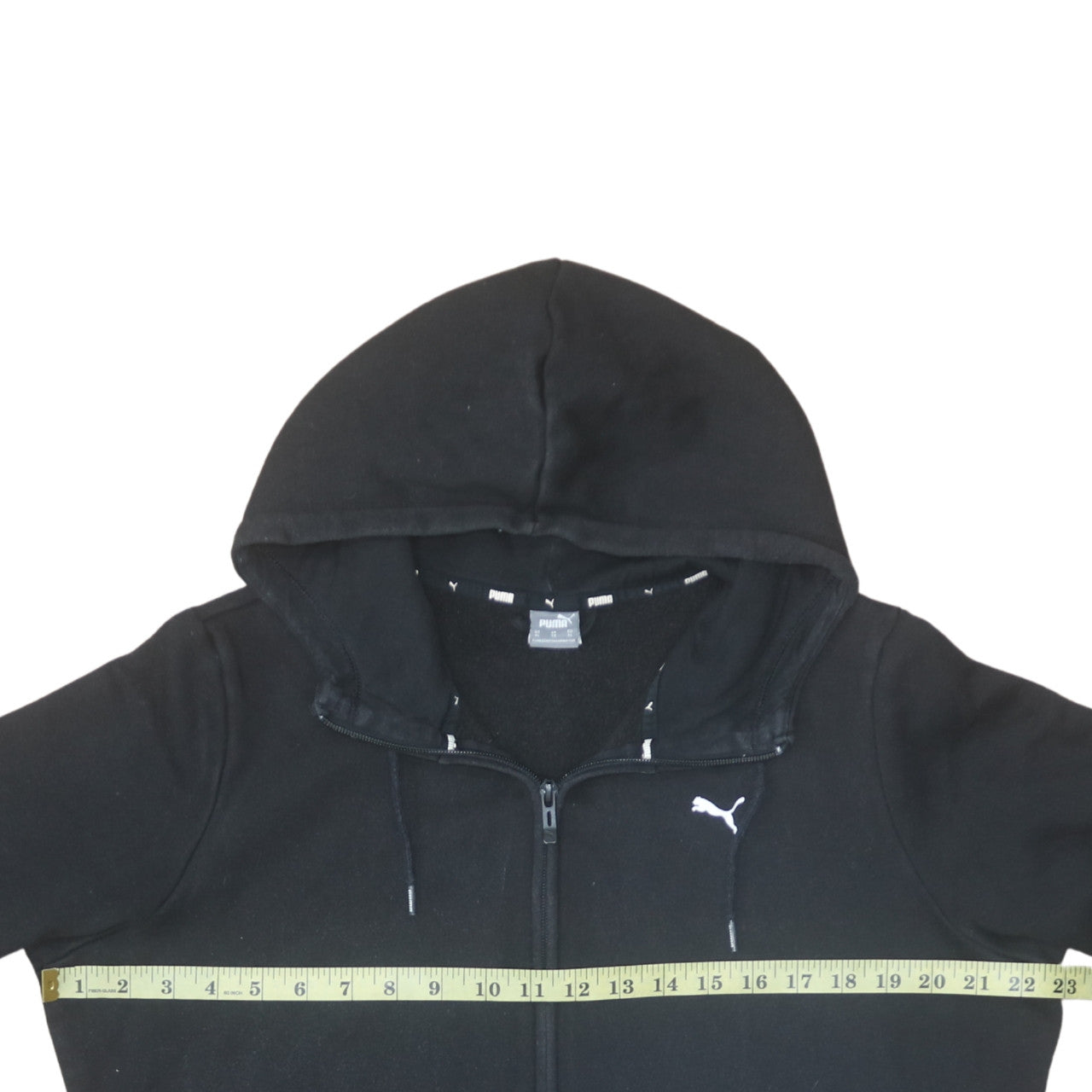 Puma Mens Black XL Full Zip Fleece Hoodie Sweatshirt