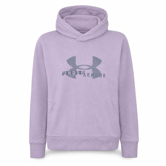 Under Armour Womens Purple XXL 12 Loose Fit Logo Pullover Hoodie