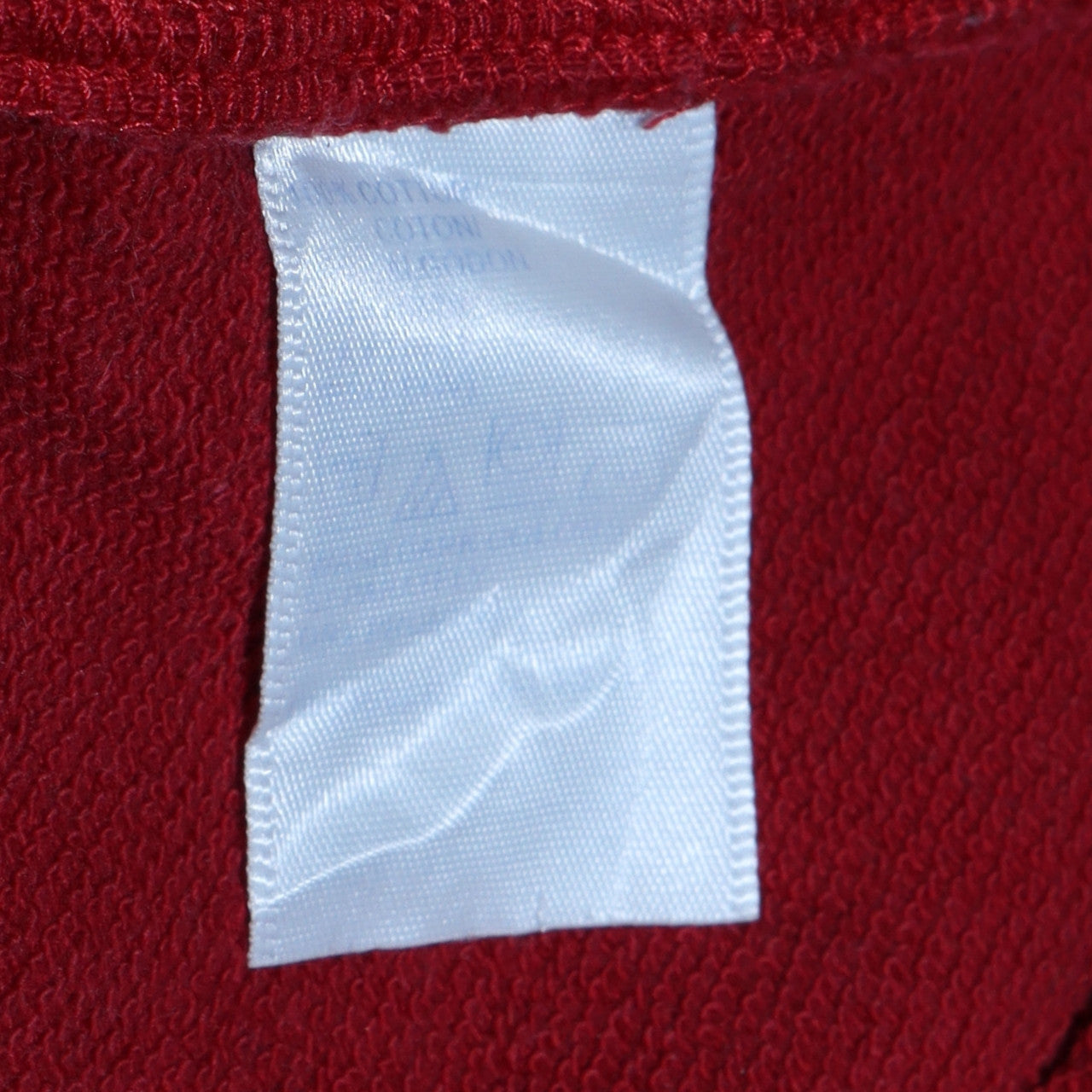 Tommy Hilfiger Men's Red XL 1/2 Zip Cotton Sweatshirt