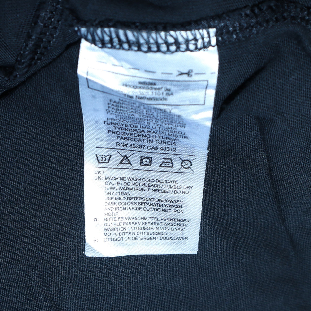 Adidas Women's Black 3-Stripes T-Shirt Dress Size 14 Cotton