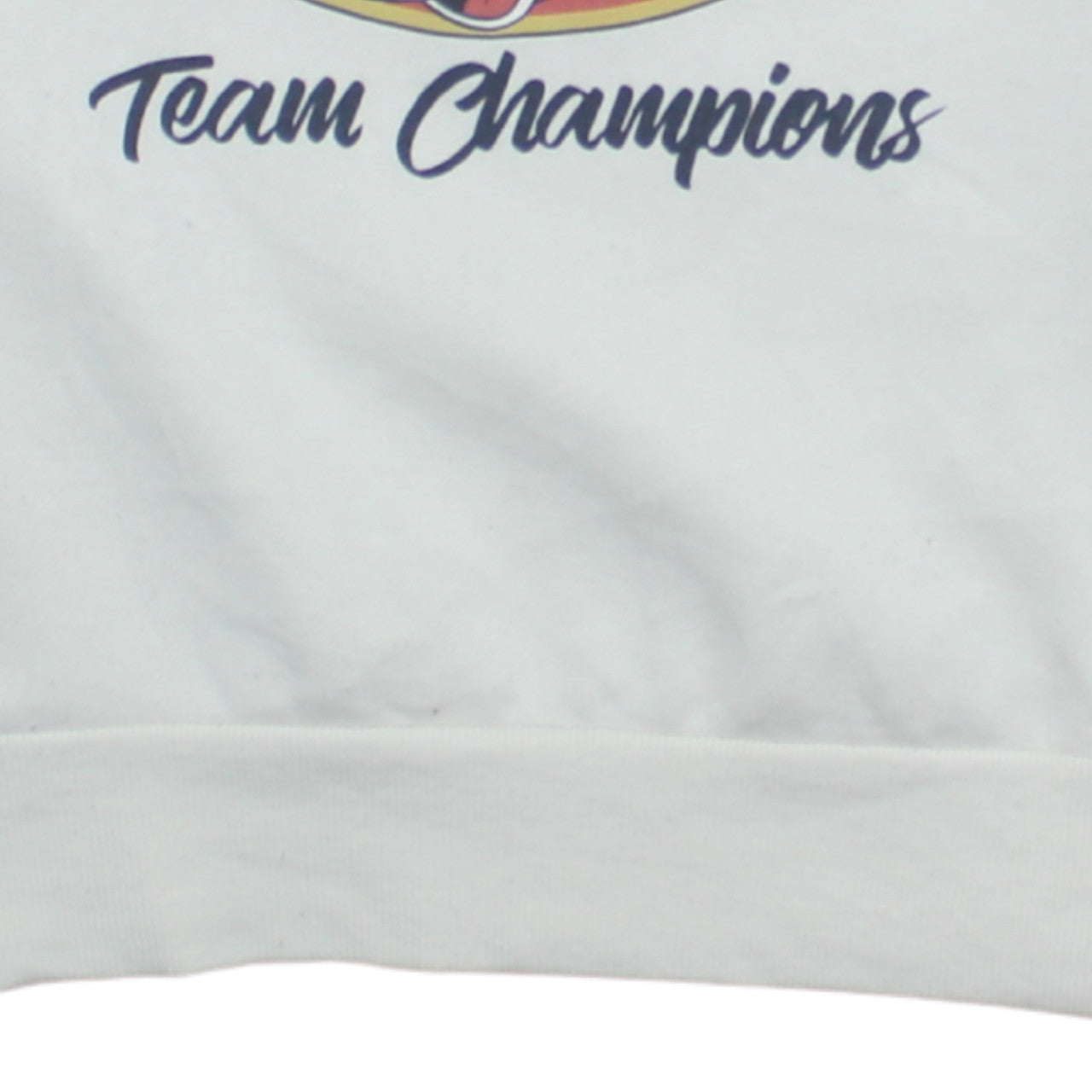 Disney Womens White XS 1/4 Zip Sweatshirt Mickey Mouse 1928 Team Champions