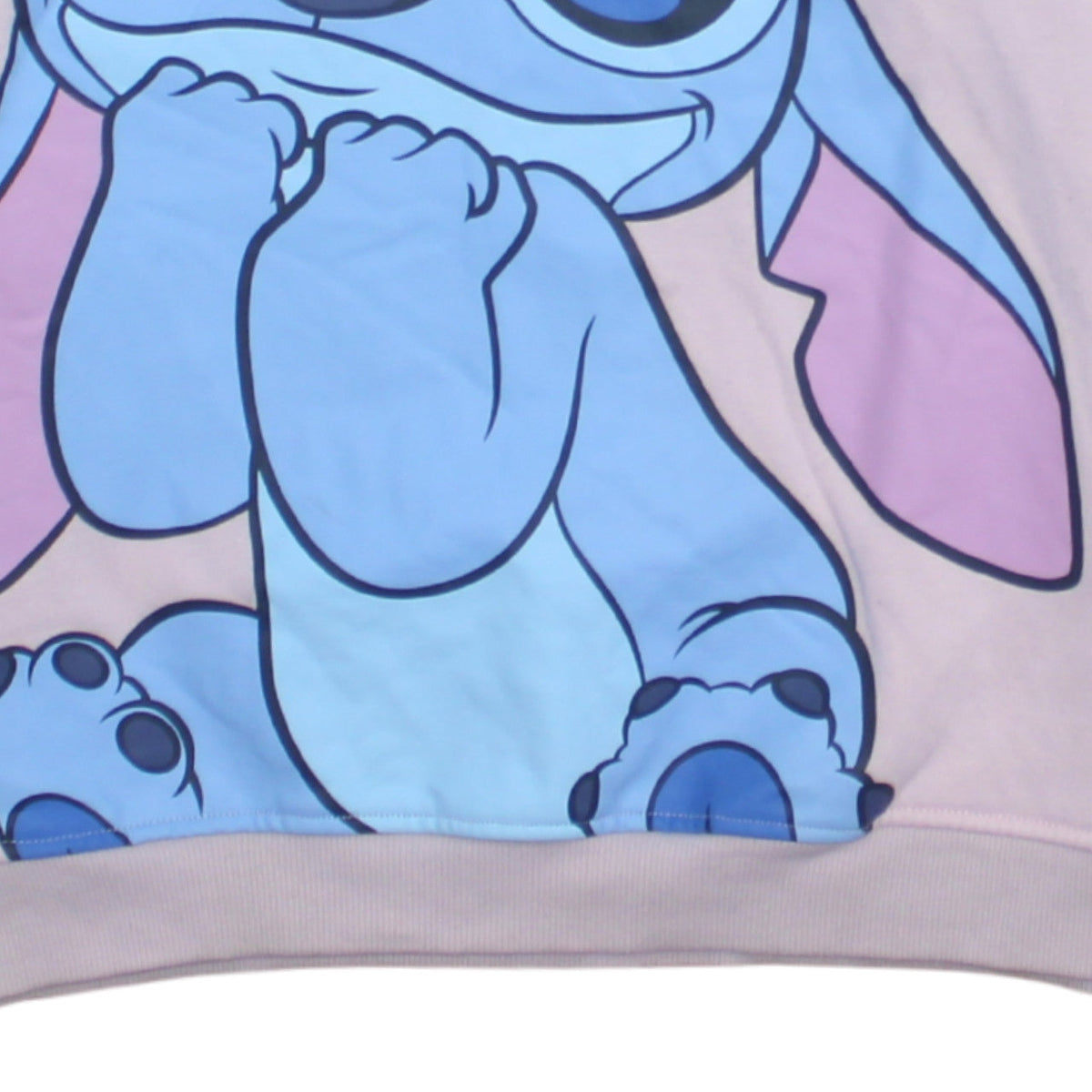 Disney Stitch Girls Pink Hoodie 11-12 Years Pullover Sweatshirt by Primark