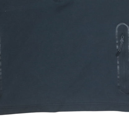 Nike Men Black Collared 1/2 Zip Fleece Sweatshirt Size M
