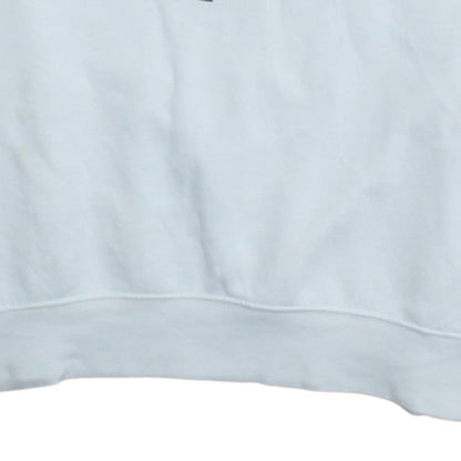 Nike Men’s White Just Do It Logo Pullover Sweatshirt L Regular Fit