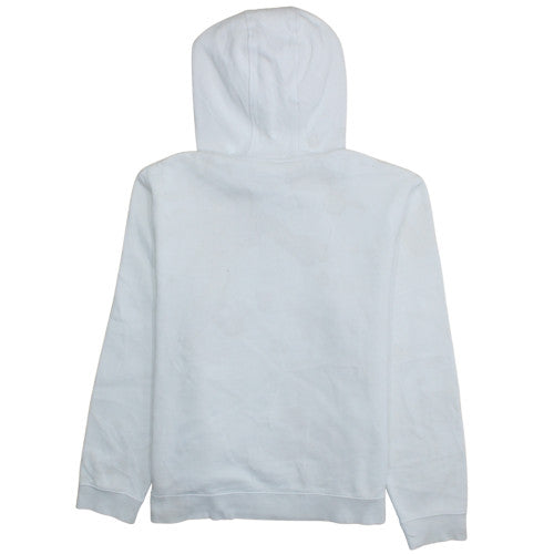 Fila Men's White Pullover Hoodie M Logo Fleece Sweatshirt