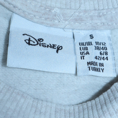 Disney Women Grey Dumbo Sweatshirt Small Crew Neck Pullover