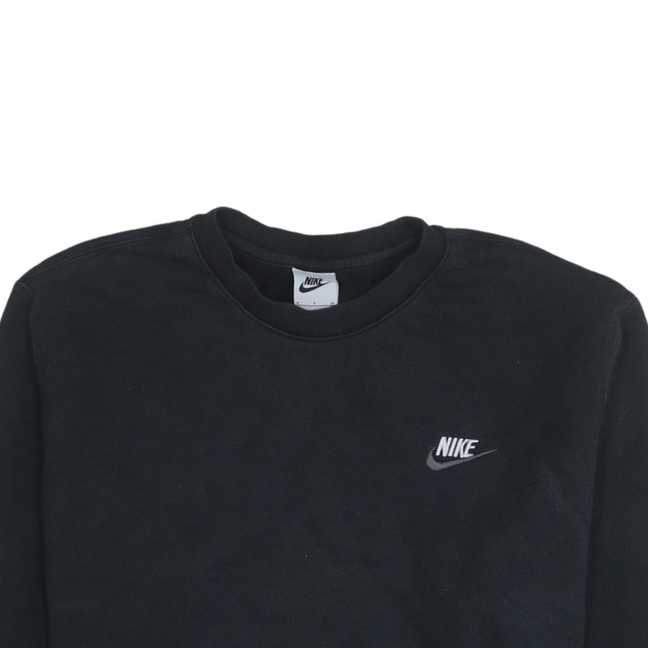 Nike Women's Black Small Pullover Crew Neck Sweatshirt