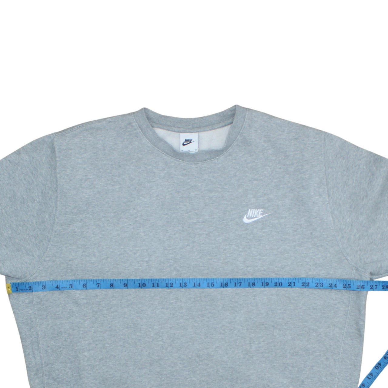Nike Men's Grey XL Pullover Fleece Sweatshirt Crew Neck