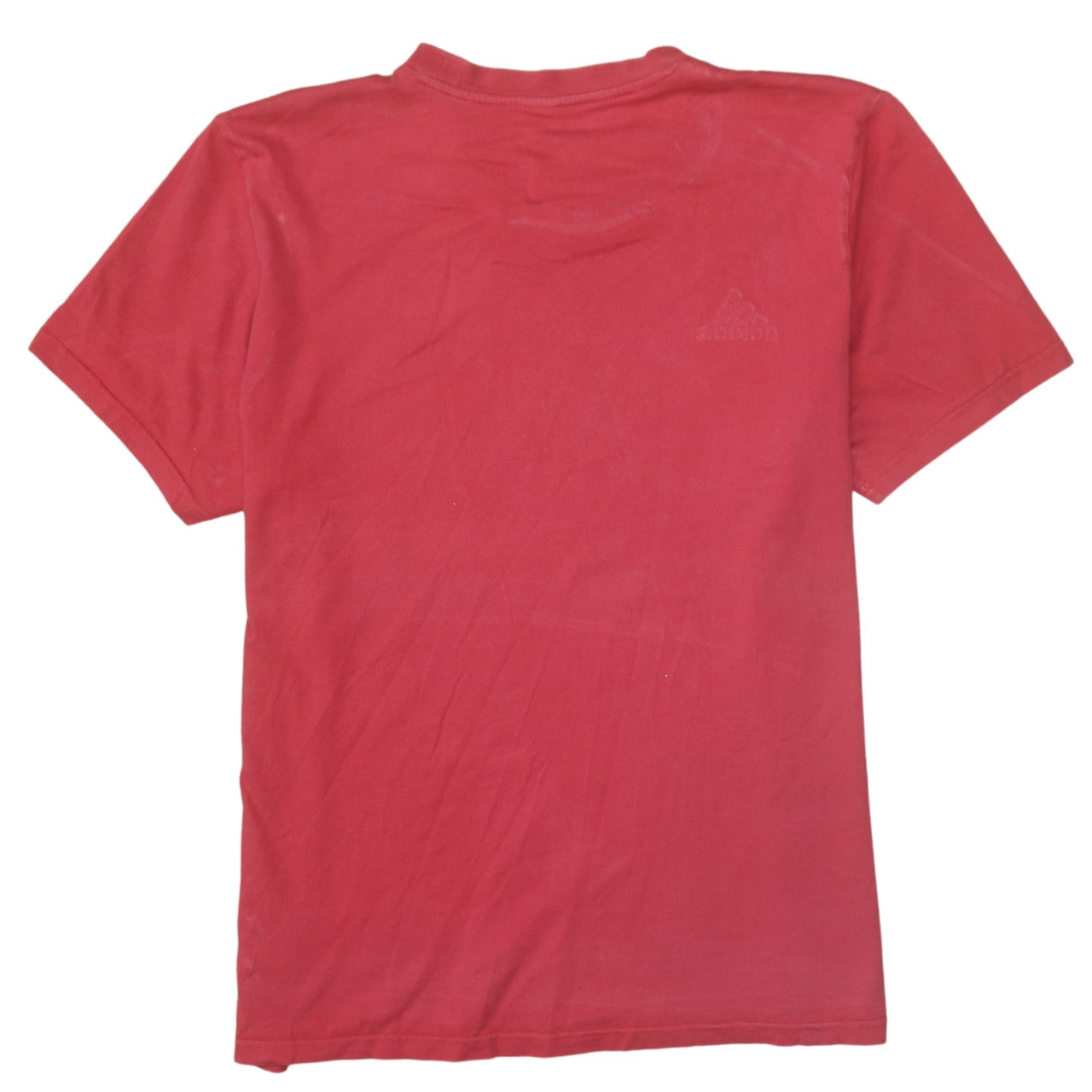 Adidas Men’s Red Cotton Short Sleeve Crew Neck T-Shirt Size L
