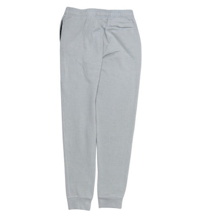 Brand and care label for Under Armour boys’ grey jogger sweatpants 13 years fleece activewear