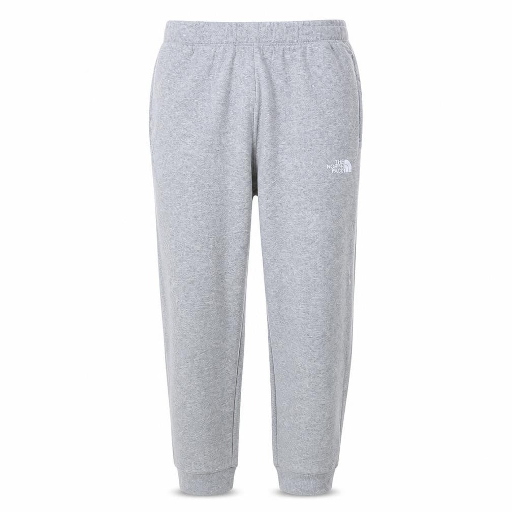 The North Face Boys Grey XL Jogger Sweatpants Comfortable Fleece Trousers