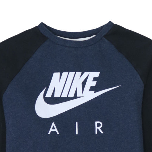 Nike Boys Blue Pullover Sweatshirt 13-15 Years Regular Fit Fleece