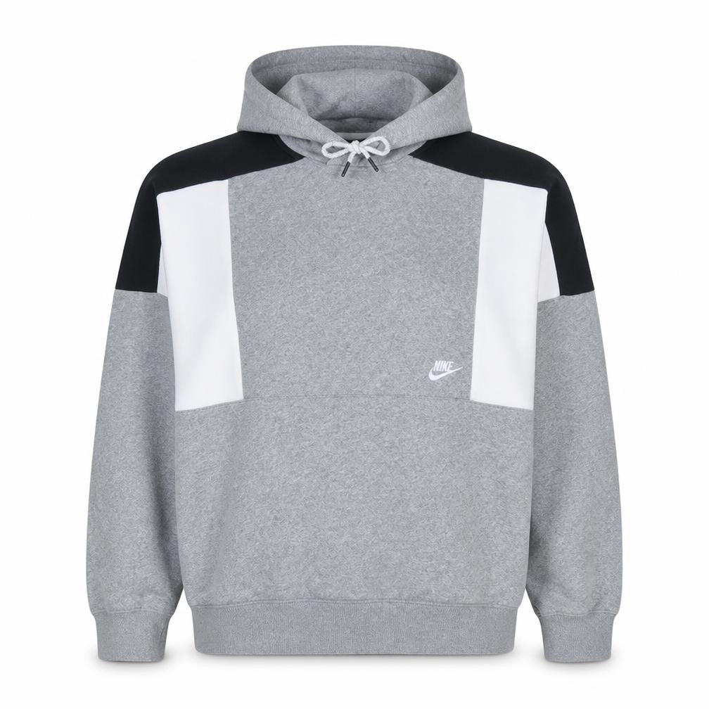 Nike Womens Grey Colourblock Pullover Hoodie XL