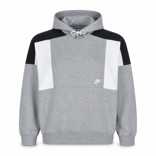Nike Womens Grey Colourblock Pullover Hoodie XL