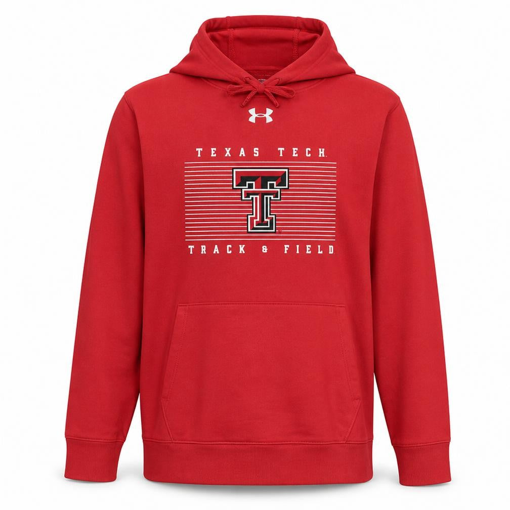 Under Armour Men’s Red Texas Tech Pullover Hoodie Size M