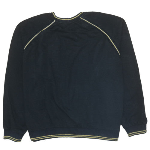Fila Womens Black 3XL Pullover Sweatshirt with Logo Trim