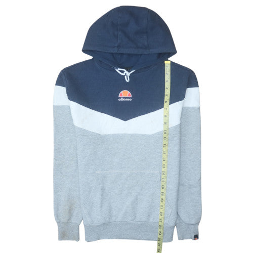 Ellesse Men's Blue & Grey Pullover Hoodie Size M Sports Graphic