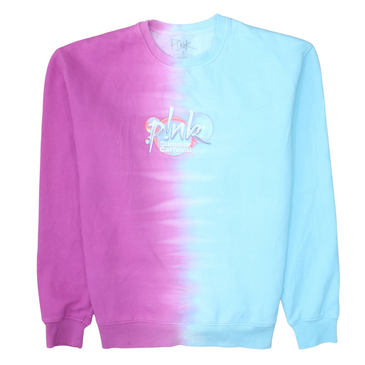 P!NK Women's Multicoloured Pullover Sweatshirt Medium Cotton Blend
