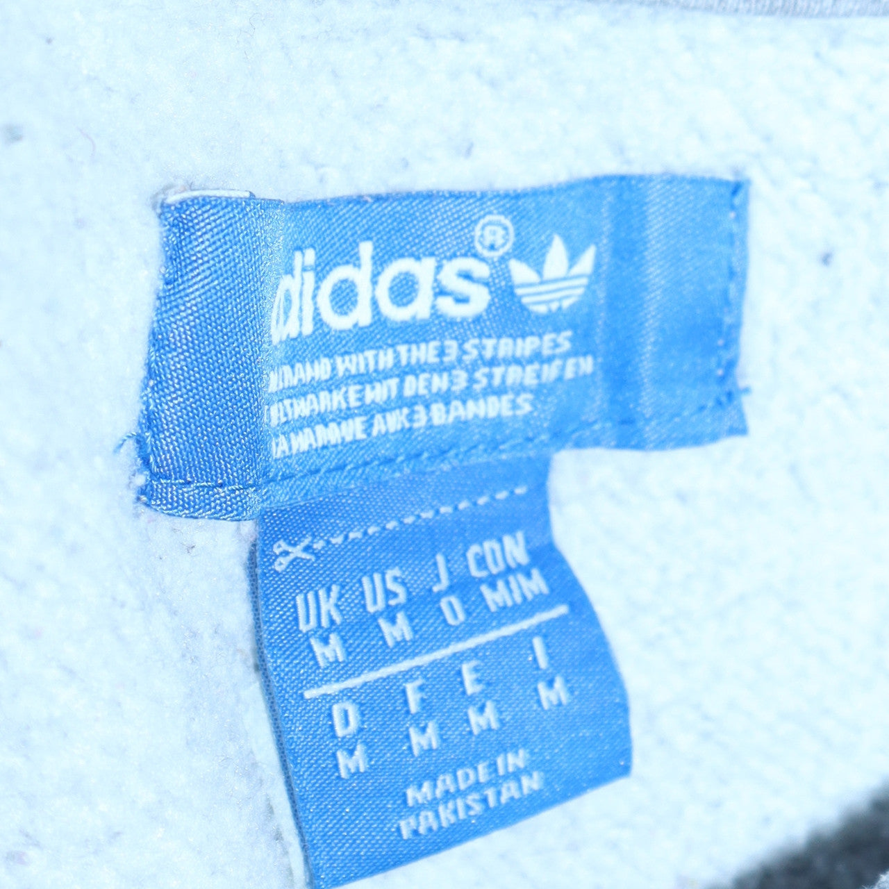 Adidas Men's Grey Pullover Logo Sweatshirt Size M