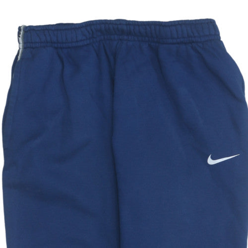 Nike Men's Blue Regular Fit Fleece Sweatpants M