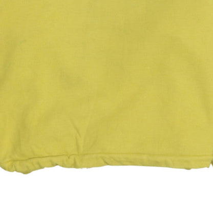 Levi's Womens Yellow Pullover Hoodie L Hooded Drawstring Sweatshirt