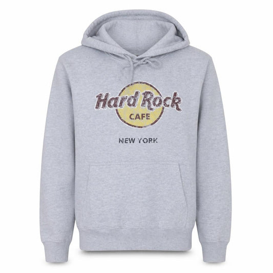 Hard Rock Cafe Women's Grey Pullover Hoodie Medium Cotton Blend