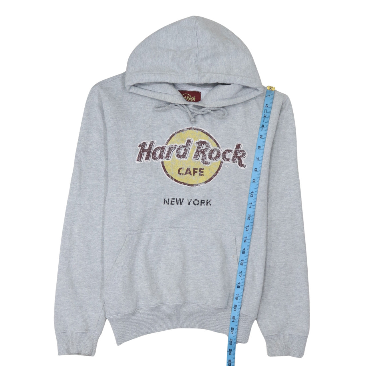 Hard Rock Cafe Women's Grey Pullover Hoodie Medium Cotton Blend
