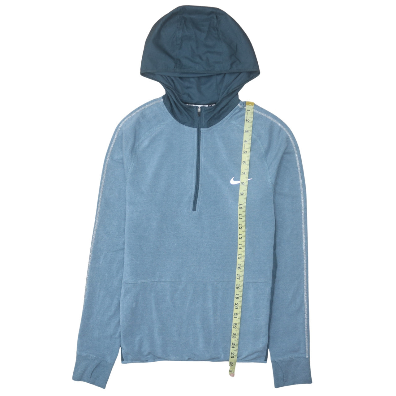 Nike Men's Blue Dri-FIT 1/2 Zip Hoodie Size S Athletic Fit