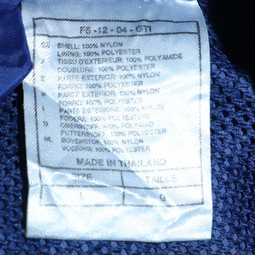 Nike Men's Blue Green Windbreaker Jacket Size M Hooded Retro 90s Style