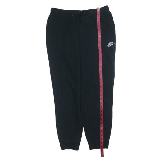 Nike Women’s Black Fleece Sweatpants L Tapered Fit Comfort