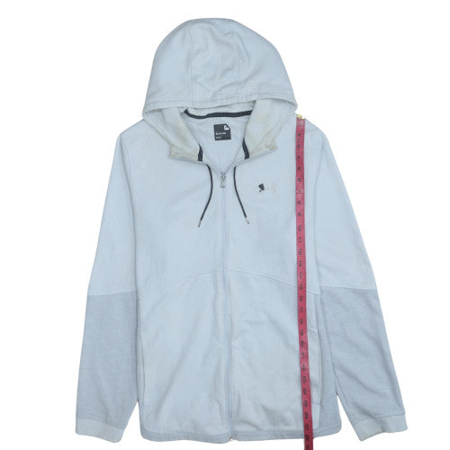 Under Armour Men's Light Grey XL Full Zip Hoodie Sweatshirt