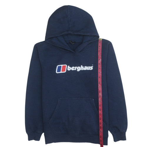 Berghaus Boys Navy Pullover Hoodie 13 Years Cotton Blend Fleece