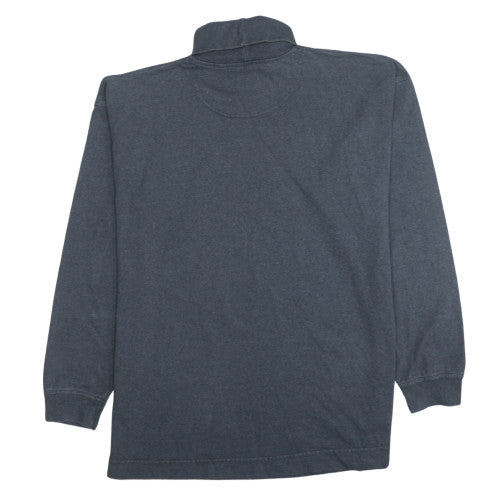 GAP Men Grey Roll Neck Pullover Sweatshirt Size M