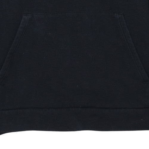 Calvin Klein Men's Black Pullover Hoodie S Fleece Logo Sweatshirt