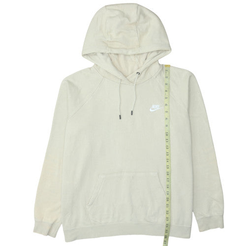 Nike Men’s Beige Pullover Hoodie XL Fleece Regular Fit