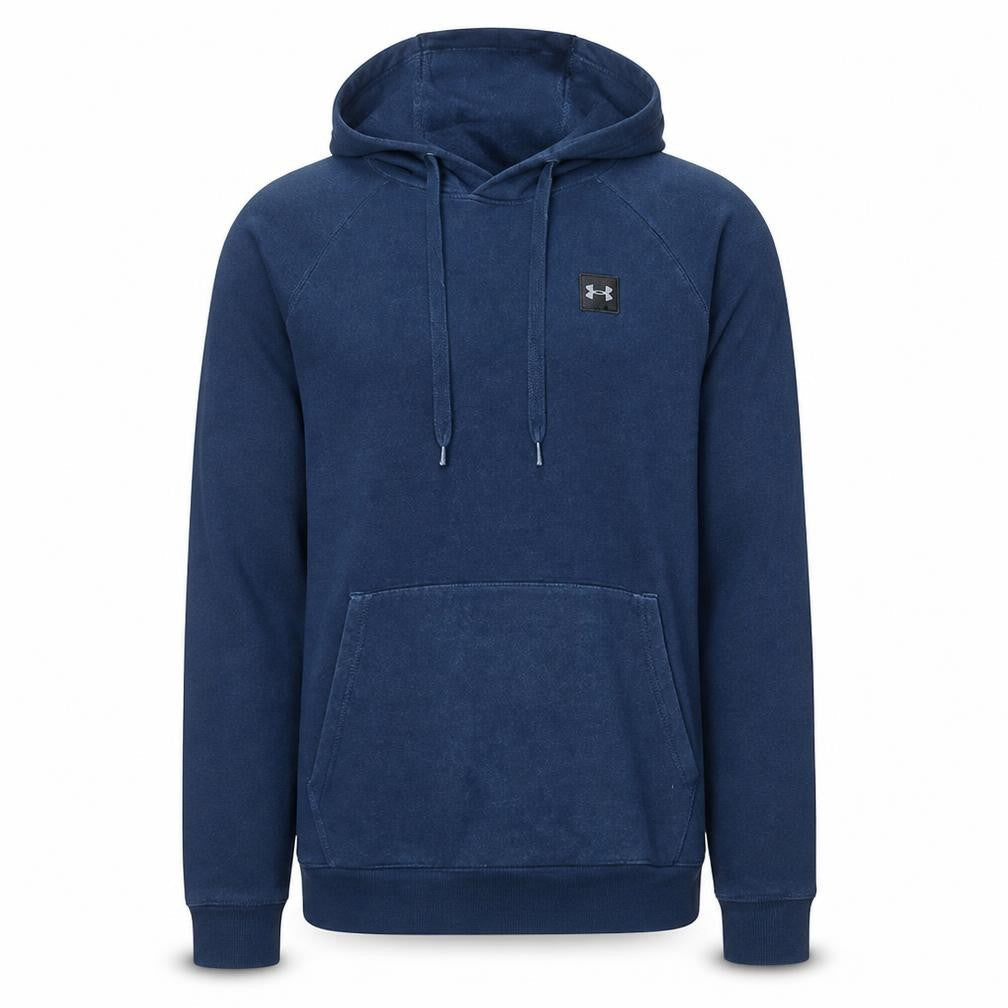Under Armour Men's Blue Pullover Hoodie Size S Regular Fit Fleece